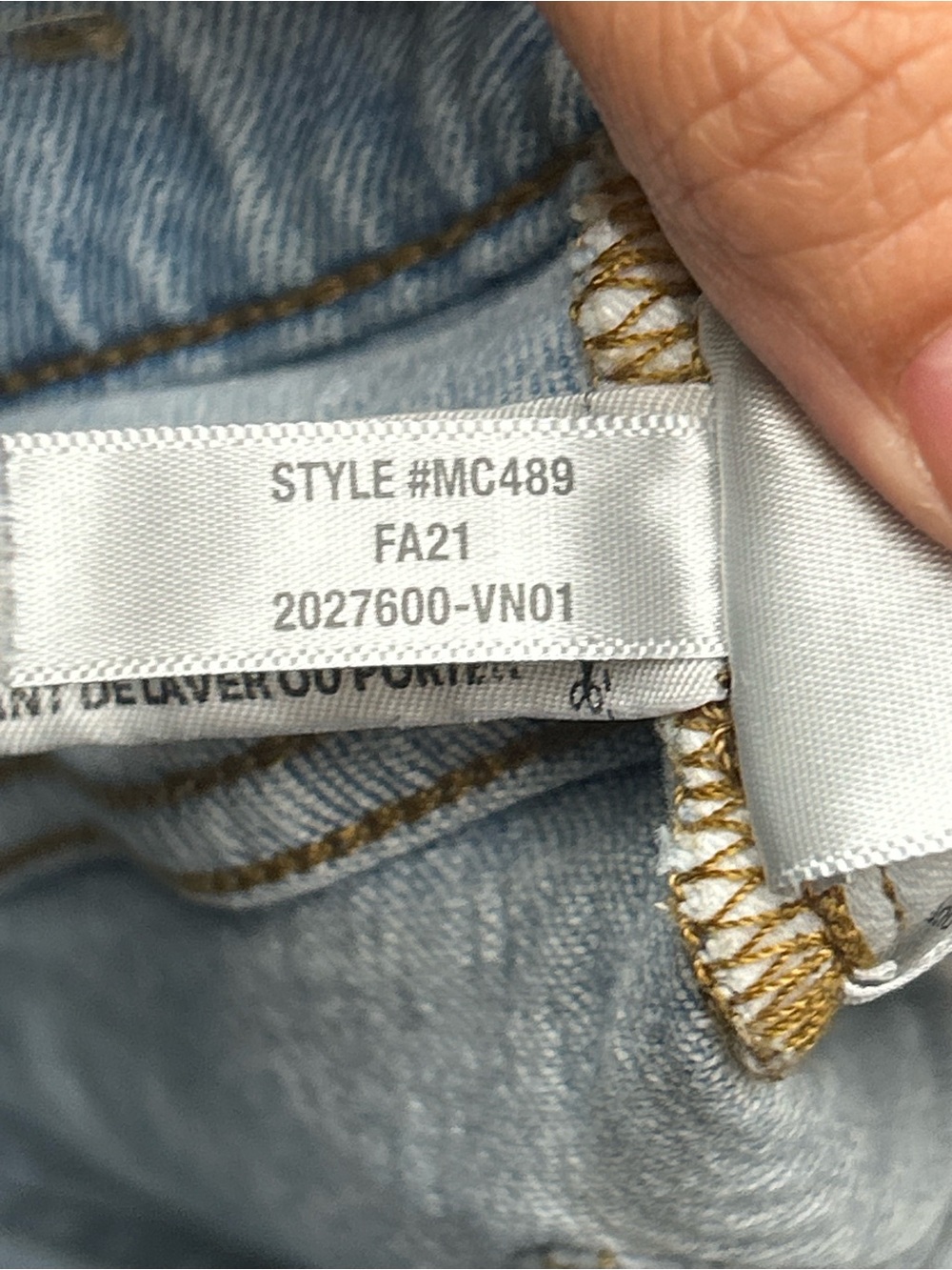 Madewell light Blue‎ the perfect vintage Jean - Picture 9 of 10